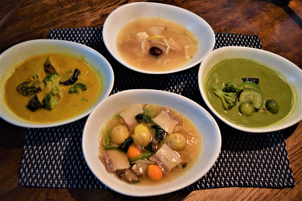 グリーンスプーンのスープが4種類完成